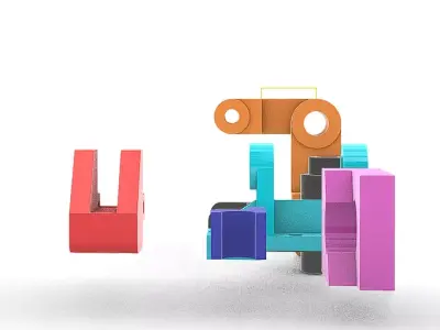 3D modeling of some basic exercises 3D model