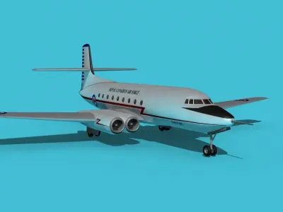 Avro Canada C-102 Jetliner V02 3D model