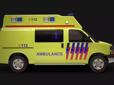 Chevy Express Ambulance 3D model