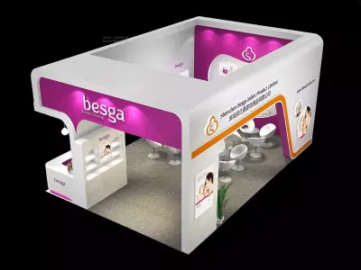 Exhibition - Area - 6X9-3DMAX2009-08 3D model