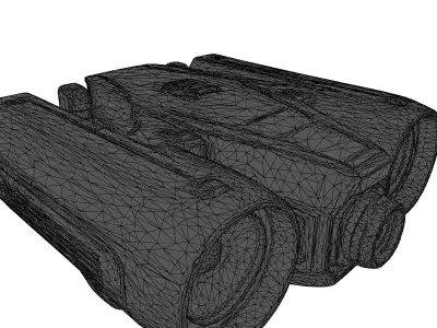 Futuristic Surveillance Drone Camera 3D model