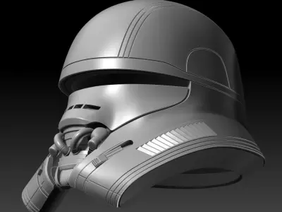 First Order Jet Trooper Helmet 3D Printable Model 3D print model