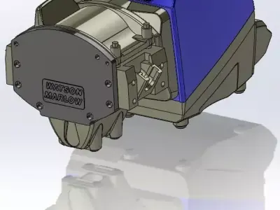 Chemical Dosing Metering pump Watson Marlow 720 3D model
