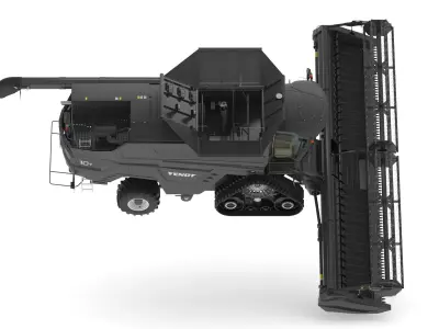 Fendt Ideal Combine Harvester 3D model