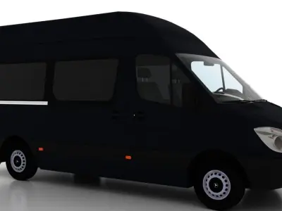 Mercedes Benz Sprinter L2H3 2009 Passenger EU 3D model