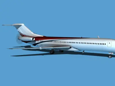 Boeing 7X7-2 Jet Fan V204 3D model