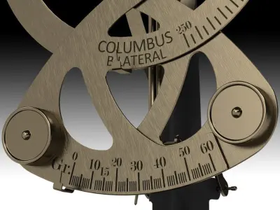 Vintage Letter Scales 3D model