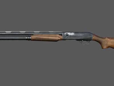 Remington Versa Max Shotgun Low-poly 3D model