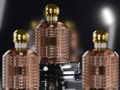 Perfume  3D model 3D model