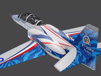 AT-3  Thunder Tiger Team Taiwan 3D model