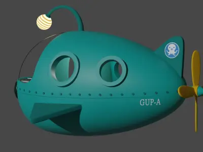 Gup - A Octonauts Free 3D model
