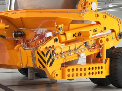 KAMAG Slag Pot Carrier 3D model purchase