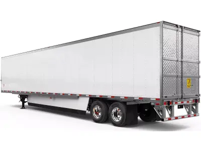 American Trailer 3D Model  3D model