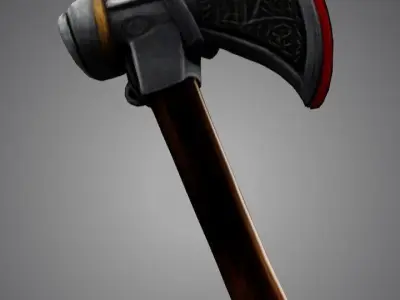 Retro Axe 3D model purchase
