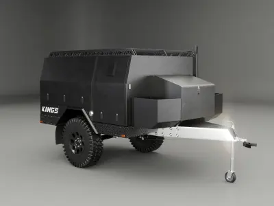 Off Road Camper Trailer Adventure Kings MT1(1) 3D model