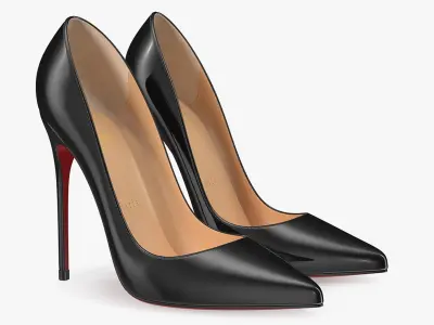High Heels Women Shoes 3D model purchase