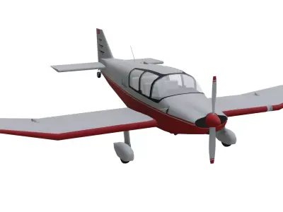 Robin DR-221 Dauphin Low-poly 3D model purchase
