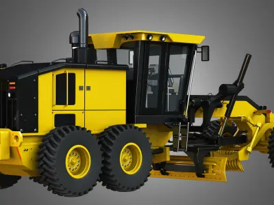 JD - 870GGP - Motor Grader Free 3D model