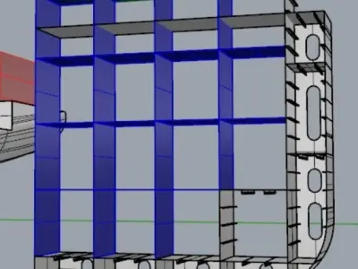 138 Lpp Container Ship Free 3D model