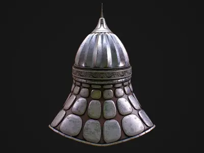 Medieval Helmet 2 3D Model Low-poly 3D model