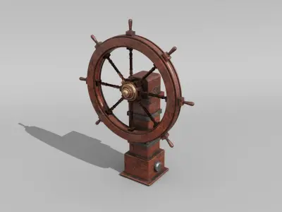 Pirate Ship Wheel 3D model