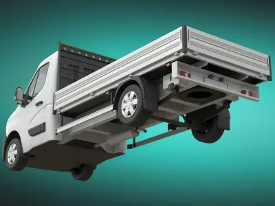 Renault Master 2020 FWD Flatbed L3H1 3D model
