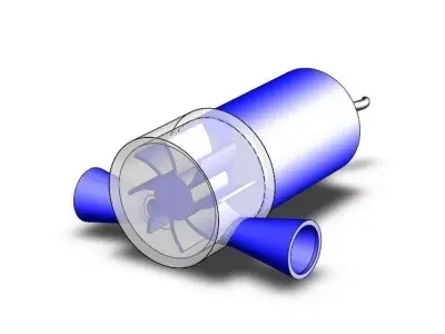 turbine generator  Free 3D model