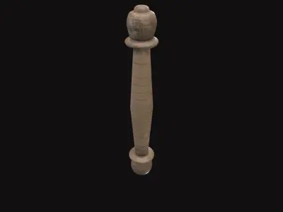 Medieval Spools of Thread V02 Low-poly 3D model