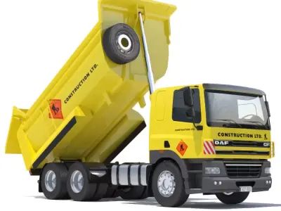 DAF CF85 Dumper 3D model