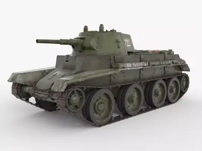 Tank BT 7 Arnold 3D model