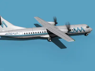 ATR  ATR-72-600 Aero Mar 3D model