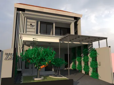 Private House 3D model 4
