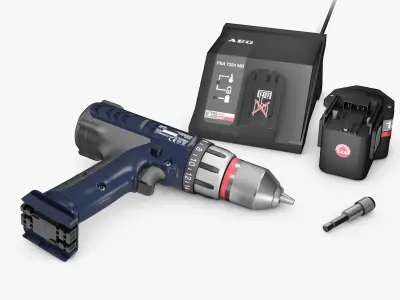 AEG screwdriver 3D model