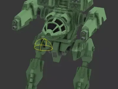 Mech 1 robot Free 3D model