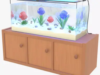 Fish Tank 3D model purchase