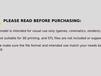 Stylized Low-Poly Megaphone Low-poly 3D model