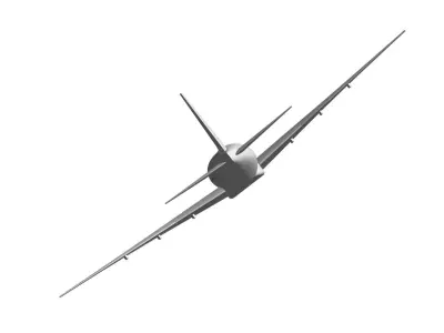 Boeing 777 3D model buy