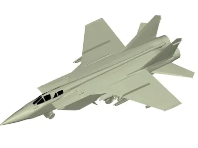 Mikoyan MiG-31 3D model purchase