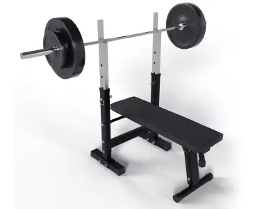 Bench Press 3D model shop