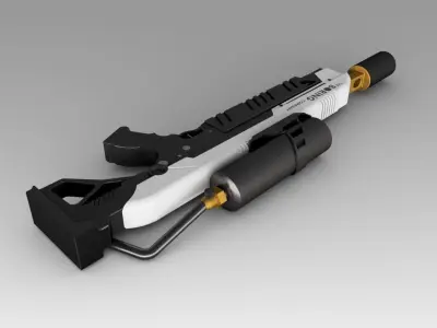 The boring company flamethrower 3D model