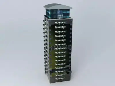 Tower Maasboulevard Free 3D model