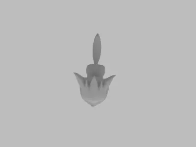 Game ready Fox Low-poly 3D model