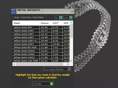 1189 Leaf Loom Elegance Bangle 12gm 3D print model