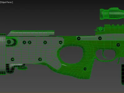 Arctic Warfare Magnum - AWM Free 3D model