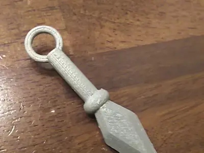 a 6th part size Ninja weapon KUNAI  Free 3D print model