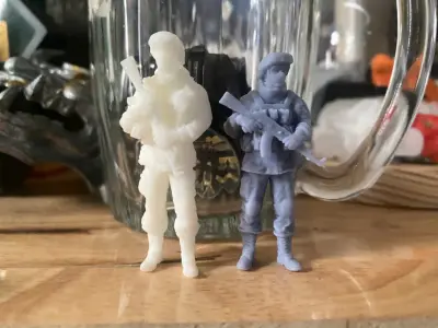 russian soldiers 3D print model