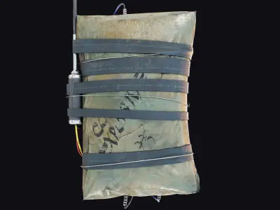 C4 explosive Low-poly 3D model buy