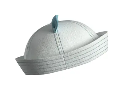 Kids Sailor Hat 3D model