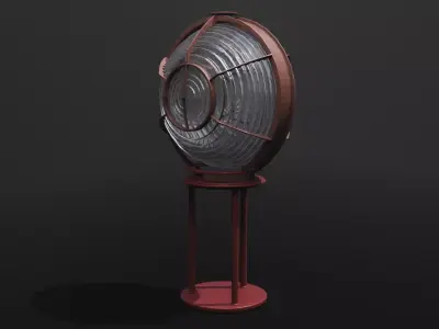 Fresnel light 3D model