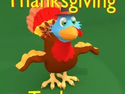 Thanksgiving Turkey 3D model